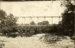 River Bridge South Park, OH Postcard Postcard