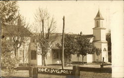 Church and Houses Postcard