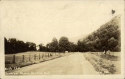 RPO - Route 220 scene on Keyser - New Creek Road West Virginia Postcard Postcard