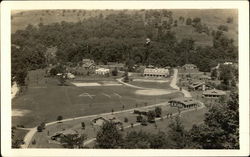 Aerial view of the 4-H grounds Weston, WV Postcard Postcard