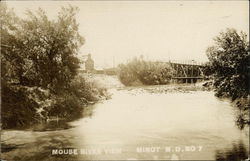 Mouse River View Postcard