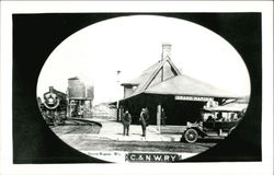 C. & N.W. Railway Depot Grand Rapids, WI Postcard Postcard