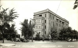 Street View of Columbia Hospital Milwaukee, WI Postcard Postcard