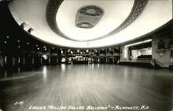 Eagle's Million Dollar Ballroom Milwaukee, WI Postcard Postcard