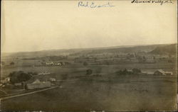 View of the village in the early 20th century Redgranite, WI Postcard Postcard