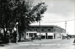 Business Corner Red Granite, WI Postcard Postcard