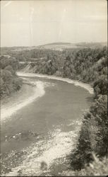 Scenic view of a river Landscapes Postcard Postcard