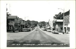 Street Scene - Route 47 Postcard