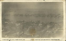 Flood, Mar. 27, 1913 Terre Haute, IN Postcard Postcard