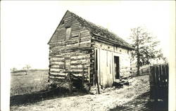 Early 20th century log cabin Postcard