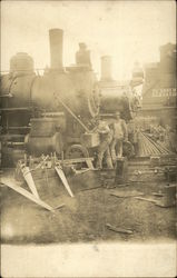 Railroad work yard in 1907 Kansas City, MO Postcard Postcard