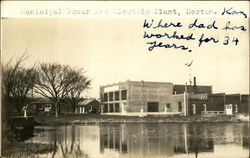 Municipal Power and Electric Plant Horton, KS Postcard Postcard