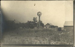 Windmill on Farm Timken, KS Postcard Postcard