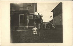 Photo of Frederick A. Koch, 2yrs old in 1912, 210 Harwood St. Postcard