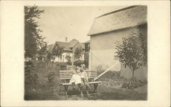 Frederick A. Koch and Friend Jackson, MI Postcard Postcard