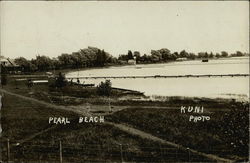 View of Pearl Beach Michigan Postcard Postcard