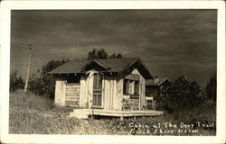 Cabin at The Deer Trail, North Shore Drive Michigan Postcard Postcard