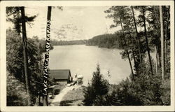 Lake Itasca Park Rapids, MN Postcard Postcard