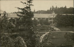 Hotel on Lake Michigan Postcard Postcard