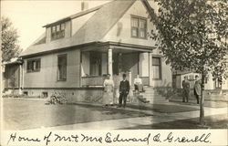 House of Mr. and Mrs. Edward Greuell, 1601 Madison St. Saginaw, MI Postcard Postcard