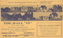 The Hall "In" Postcard