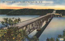 New Niangua Bridge Over The Lake Of The Ozarks Postcard