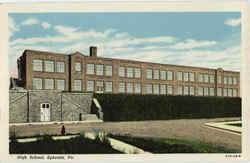 High School Ephrata, PA Postcard Postcard