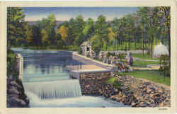 McElhattan Dam Pennsylvania Postcard Postcard