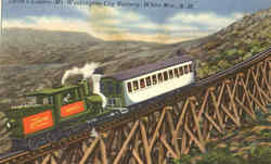 Jacob's Ladder Mt. Washington Cog Railway Postcard