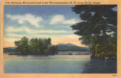 The Belknap Mountains And Lake Winnipesaukee New Hampshire Postcard Postcard