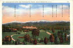 Mt. Washington Hotel And Presidential Range White Mountains, NH Postcard Postcard