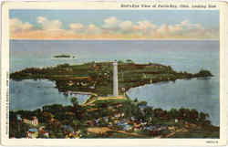 Bird's Eye View Of Put In Bay Postcard