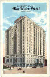 Mayflower Hotel Akron, OH Postcard Postcard