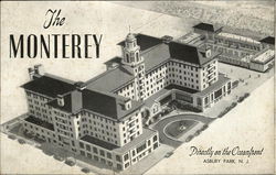 The Monterey Asbury Park, NJ Postcard Postcard