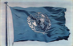 United Nations Flag Postcard