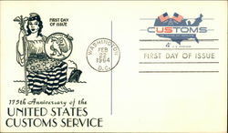 175th Anniversary of the United States Customs Service Postcard