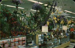 Scene from Hess's Annual International Flower Show - Hess's Department Store Allentown, PA Postcard Postcard