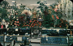 Scene from Hess's Annual International Flower Show Allentown, PA Postcard Postcard