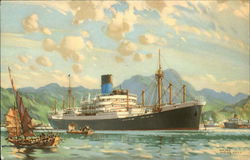 Blue Funnel Postcard