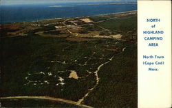 North of Highland Camping Area North Truro, MA Postcard Postcard