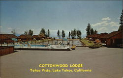 Cottonwood Lodge, Tahoe Vista Postcard