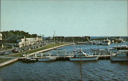 Bay Street and Little Narrangansett Bay Watch Hill, RI Postcard Postcard