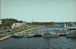 Picturesque Bay Street and Little Narragansett Bay Postcard