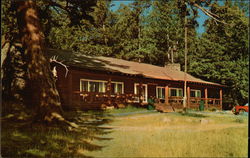 Roosevelt Lodge at Junction of North-East Entrance Road Yellowstone National Park Postcard