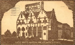 Milton Latz' Knife and Fork Inn Postcard