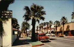 Palm Canyon Drive Looking North from Desert Inn Palm Springs, CA Postcard Postcard