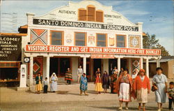 Santo Domingo Indian Trading Post New Mexico Postcard Postcard