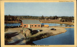 The Edaville Railroad Station Postcard