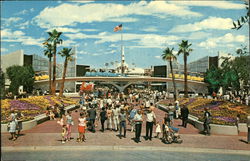 Tomorrowland Entrance Anaheim, CA Disney Postcard Postcard