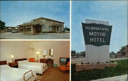 Herrmann's Motor Hotel Postcard